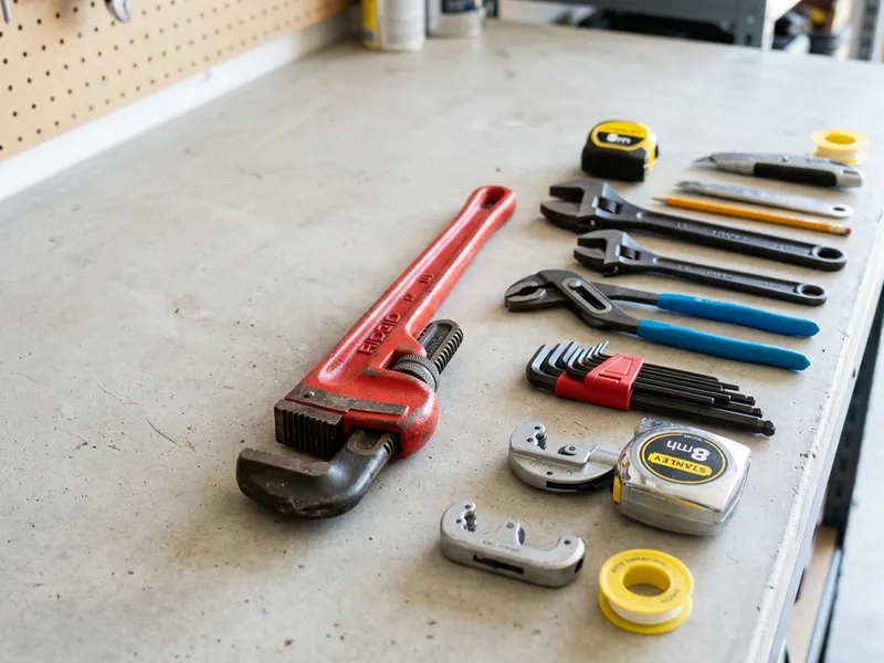 Professional plumbers in Meridian, CA equipped with top-tier tools for residential and commercial plumbing services.
